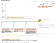 Tablet Screenshot of gameguidedog.com